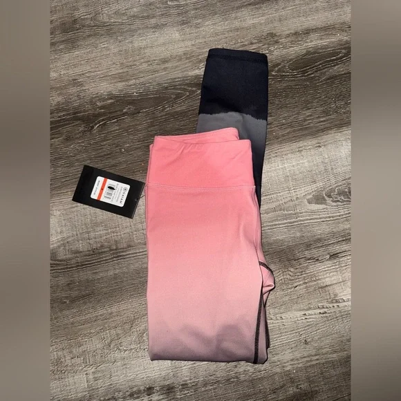 Gaiam x Jessica Biel Ombre Sunset Leggings Size Small NEW - Picture 2 of 9